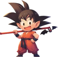 saiyan-child-goku-sticker