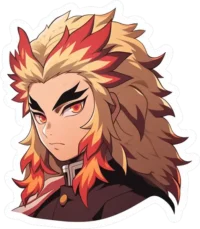 serious-kyojuro-rengoku-sticker