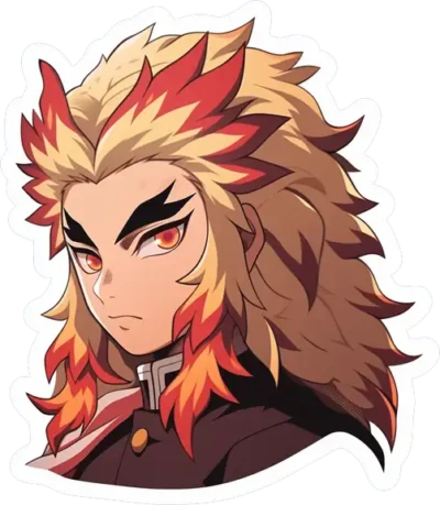 serious-kyojuro-rengoku-sticker