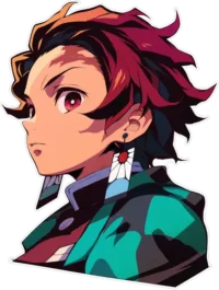 tanjiro-demon-slayer-profile-sticker