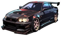 black-nissan-skyline-gtr-sticker