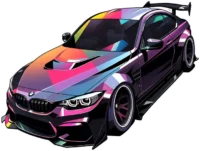 colorful-bmw-m3-sticker
