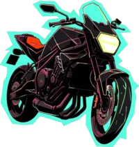 motorcycle-turquoise-stroke-sticker
