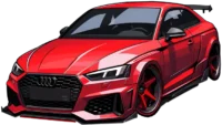 red-audi-rs5-sticker